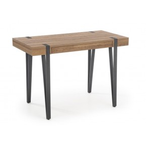 Стол компьютерный HALMAR B39 орех медовый/черный